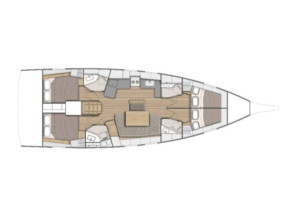 Oceanis 46.1 Aeolia - Comfort line