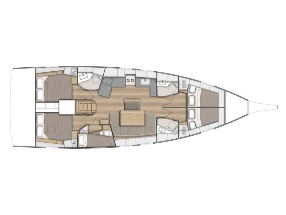 Oceanis 46.1  Alke - Standard line
