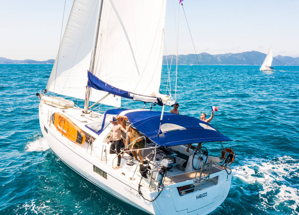 Oceanis 48 Nabucco: Aft cabin #2 (Cabin charter - 2 pax) Fully Crewed, ALL EXPENSES