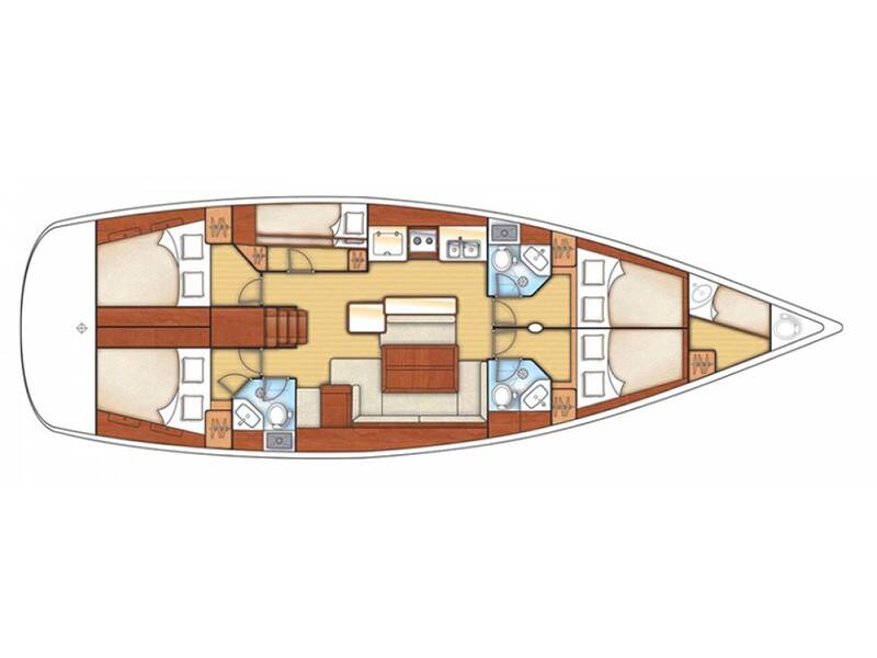 Oceanis 50 Thano (A/C - Generator - 12 pax)