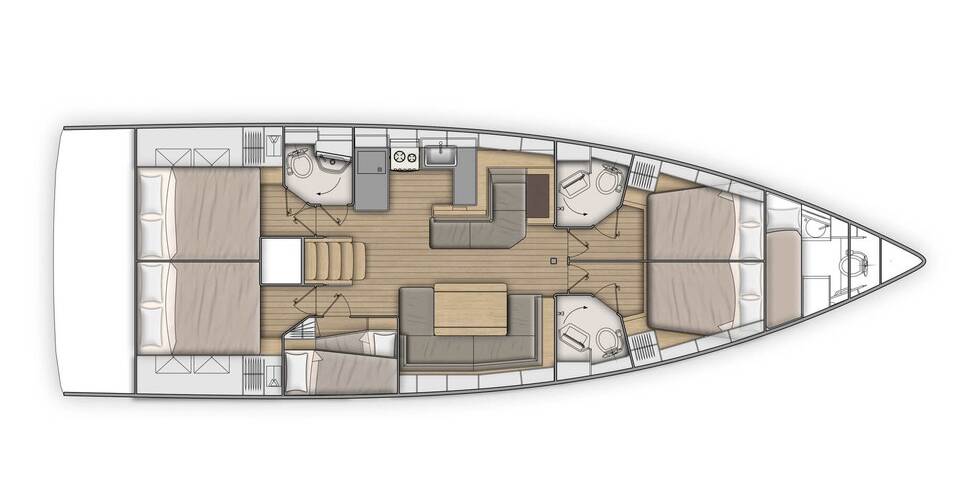 Oceanis 51.1 Avocado