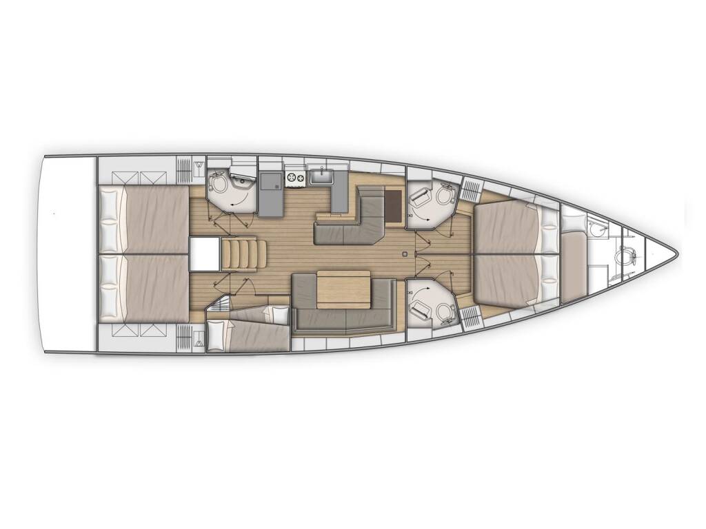 Oceanis 51.1 Kos 51.2
