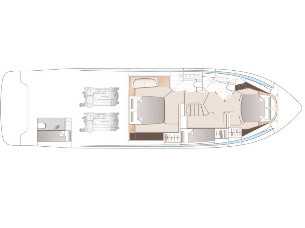 Princess V55 60ft Este 2