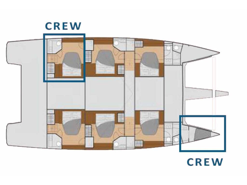 Samana 59 Libertà - Luxury Catamaran, A/C, Generator, Water maker, Solar panel