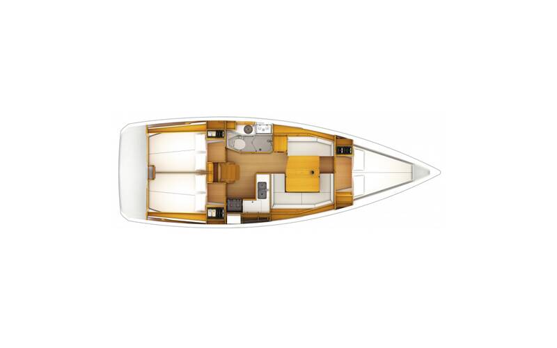 Sun Odyssey 379 talelli