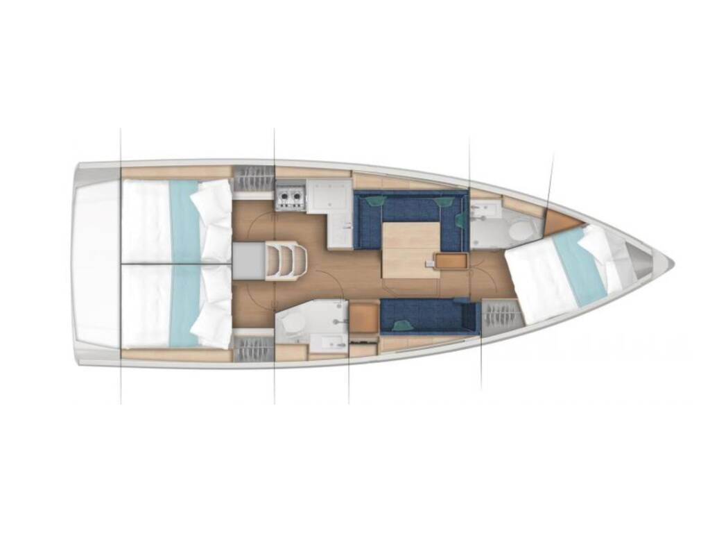 Sun Odyssey 380 Twenty-One Cent - Comfort line