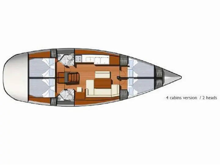 Sun Odyssey 44 i Eleni (NEW sails 2021)