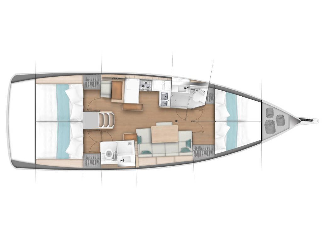 Sun Odyssey 440 Trinity