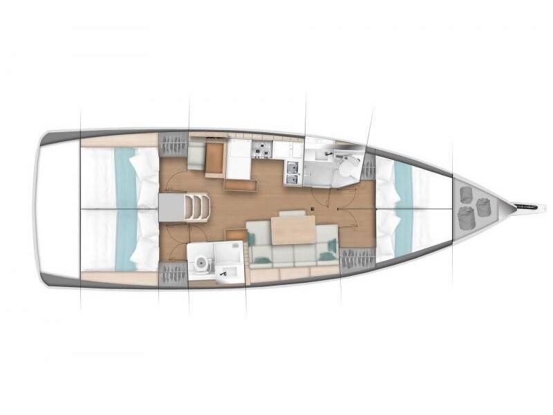 Sun Odyssey 440* Alboran Amaretto (Radazul)