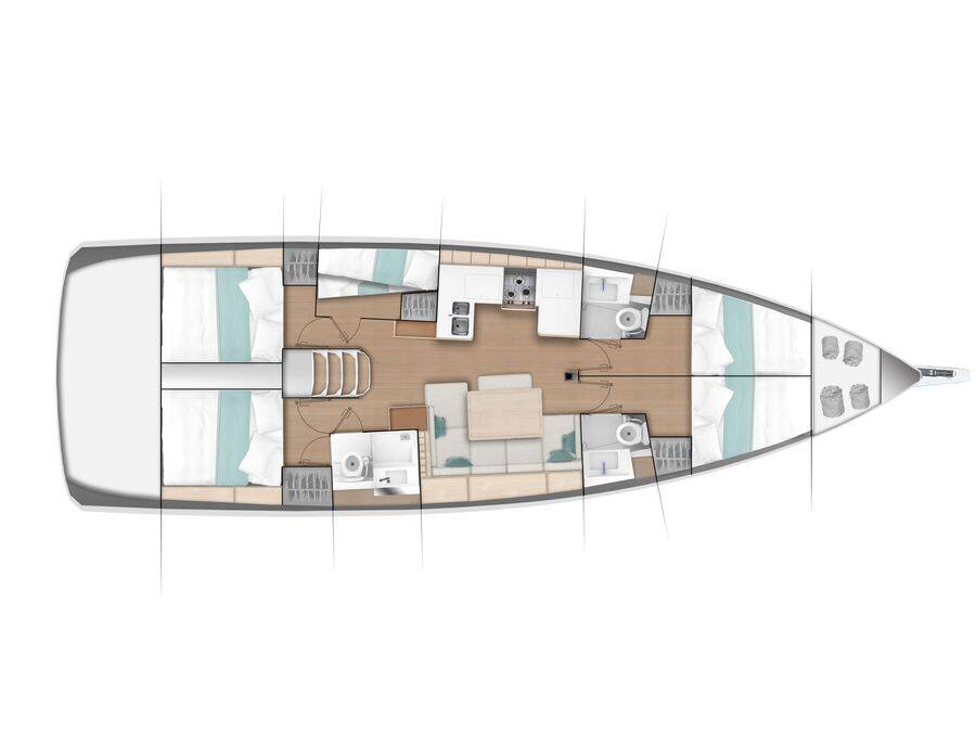Sun Odyssey 49 Corcho XIV