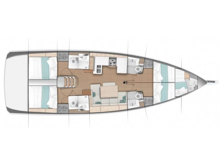 Sun Odyssey 490 "LUXE" Mystic Kiss