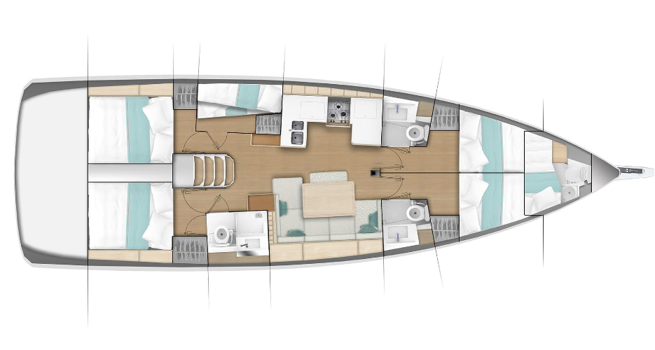 Sun Odyssey 490 Aqua Fun