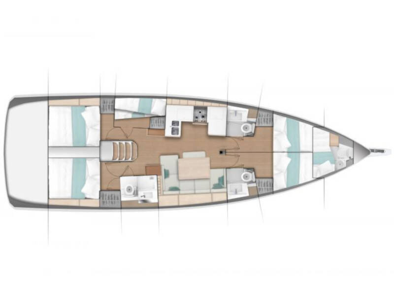 Sun Odyssey 490 Helia (A/C, Gen. 10kVA, Electric Winch NEW 2022)