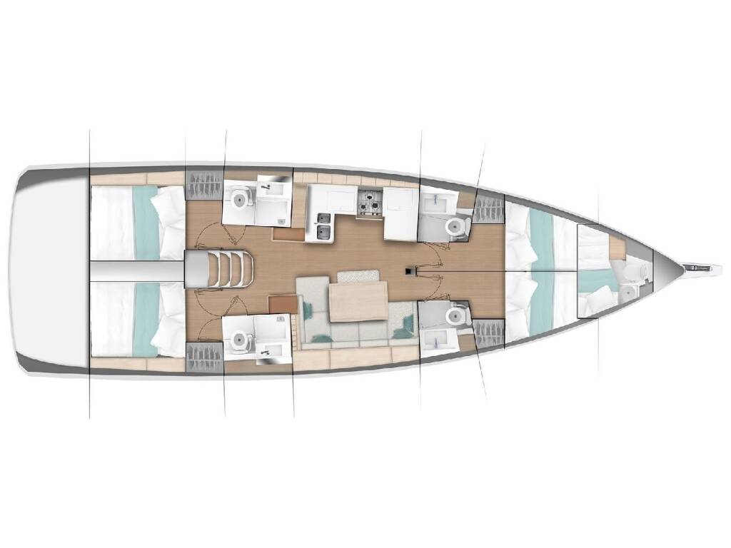Sun Odyssey 490 MARINA GEN.+A.C. "Sails 2025"
