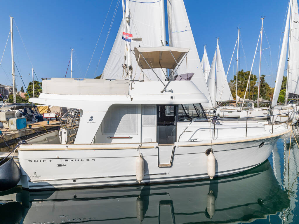 Swift Trawler 34 Fly Blue Sky